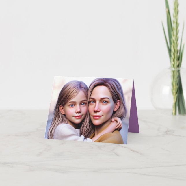 Cartão postal do dia de as mães (Frente)