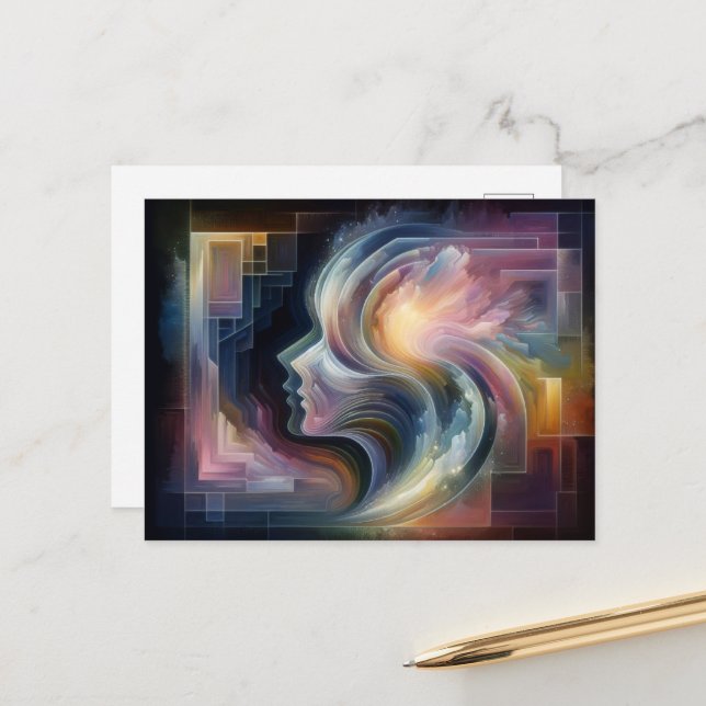 Cartão postal do dia de as mães (Frente/Verso In Situ)