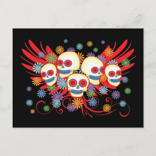 Cartão postal do Dia de los Muertos