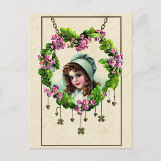 Cartão postal do Dia de São Patrício (Frente)