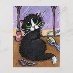 Cartão postal do Dia do Cabelo Mau