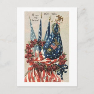 Cartão postal do Dia Memorial Vintage