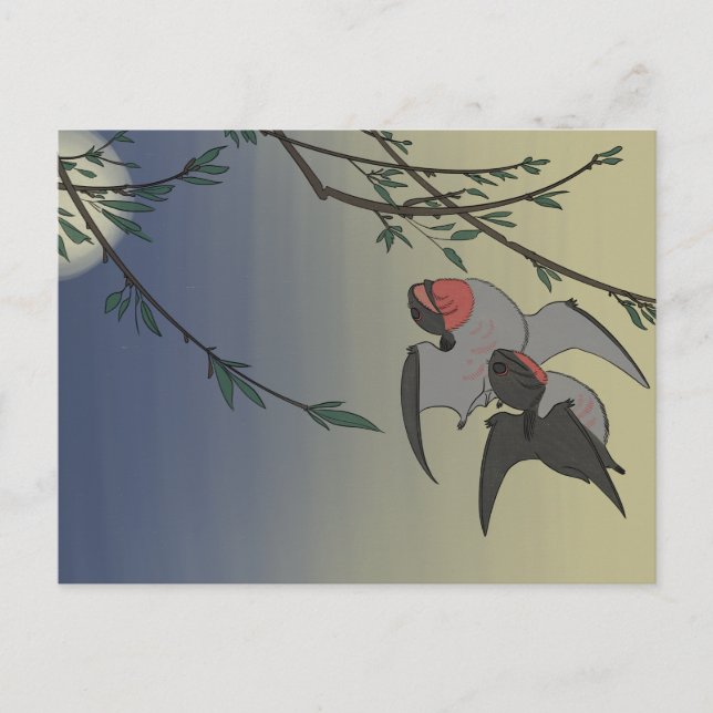 Cartão postal do dinossauro - Anurognathus (Frente)