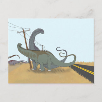 Cartão postal do dinossauro - Correspondência de r