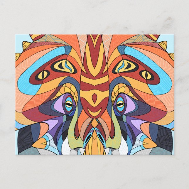 Cartão postal do dinossauro - Stellasaurus (Frente)