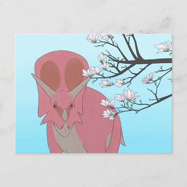 Cartão postal do dinossauro - Torossauro (Frente)