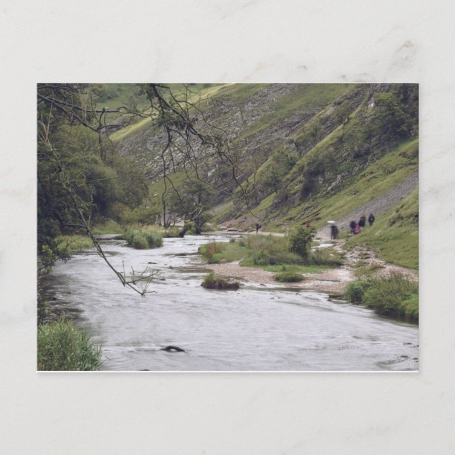 Cartão postal do distrito de Dovedale Peak (Frente)