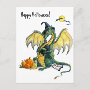 Cartão postal do Dragão Halloween