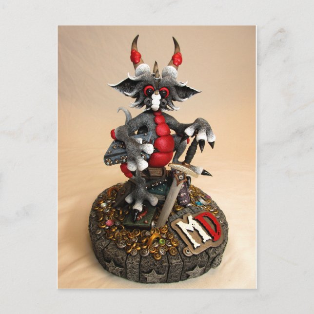 Cartão postal do Dragão Preto MD (Frente)