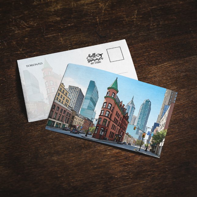 Cartão postal do edifício Gooderham, Toronto Canad (Criador carregado)