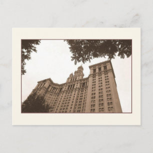 Cartão postal do Edifício Municipal de Manhattan