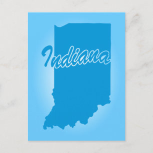 Cartão postal do estado de Indiana