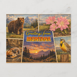 Cartão Postal do Estado de Montana