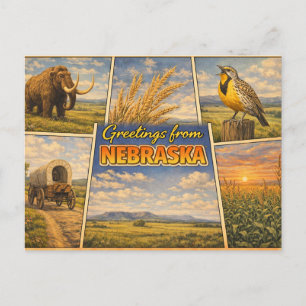 Cartão Postal do Estado de Nebraska