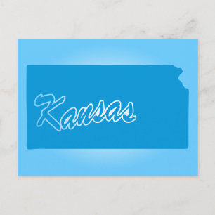 Cartão postal do estado do Kansas