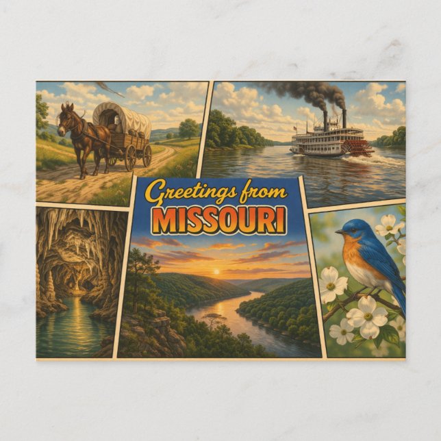 Cartão Postal do Estado do Missouri (Frente)