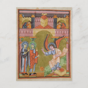 Cartão Postal do Evangeliário da Escola de Reichenau