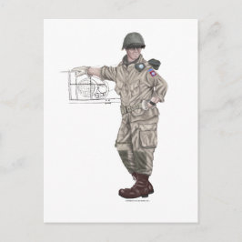 Cartão postal do Exército dos EUA 82.º Avião (WW2)