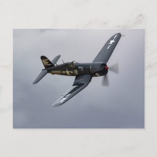 Cartão postal do F4U Corsair