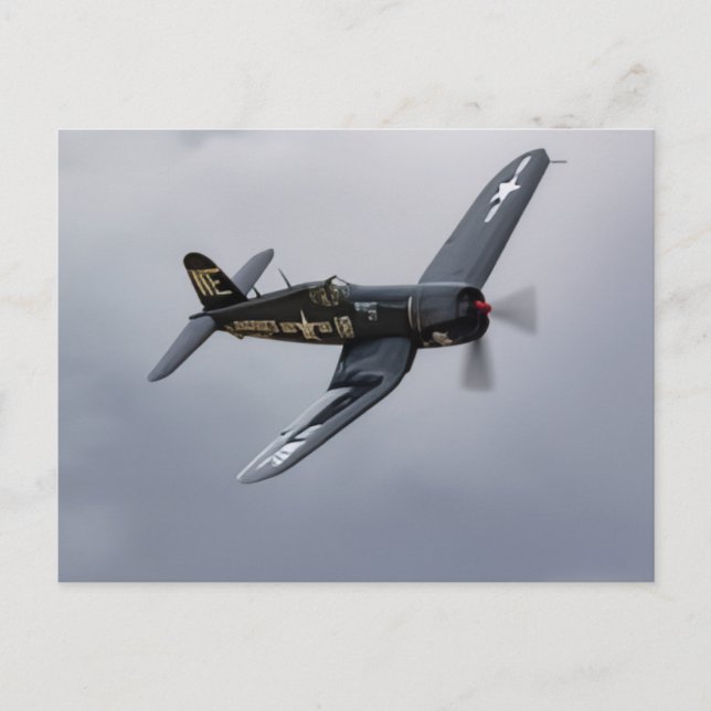 Cartão postal do F4U Corsair (Frente)