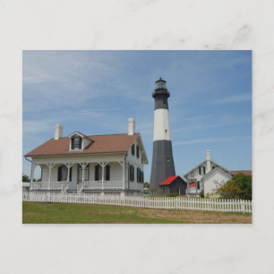 Cartão postal do Farol da Georgia de Tybee Island
