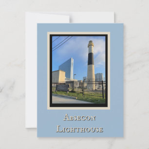 Cartão postal do Farol de Absecon 