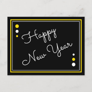 Cartão postal do feliz ano novo