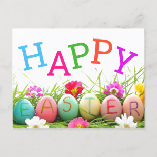 Cartão postal do felz pascoa