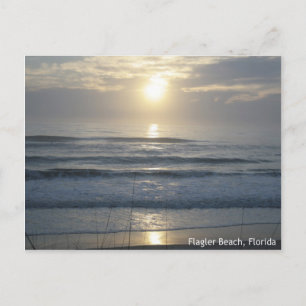 Cartão postal do Flagler Beach Sunrise