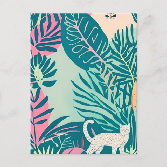 cartão postal do gatinho (Frente)