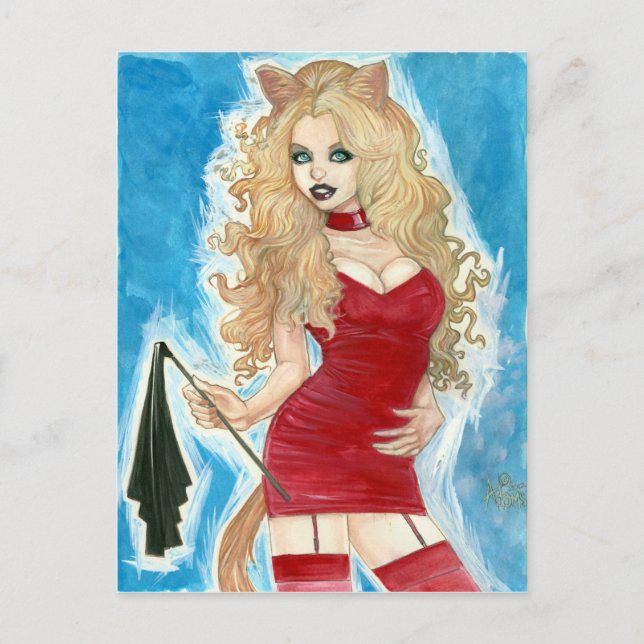 Cartão postal do gatinho (Frente)