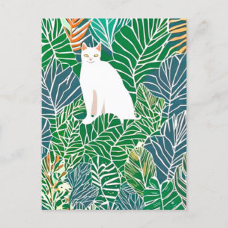 cartão postal do gatinho