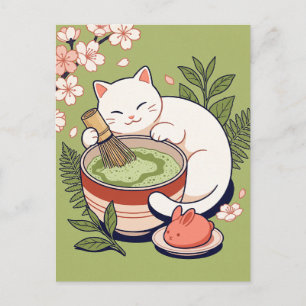 Cartão Postal do Gato Taiyaki