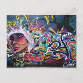 cartão postal do grafite
