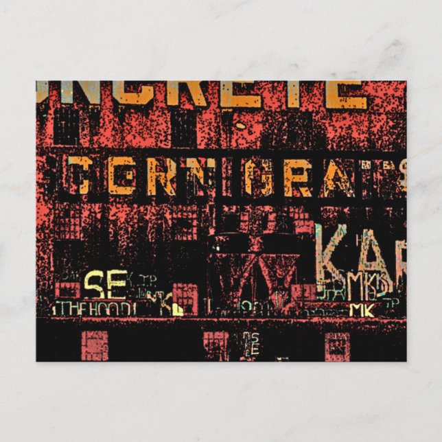 Cartão postal do grafite (Frente)