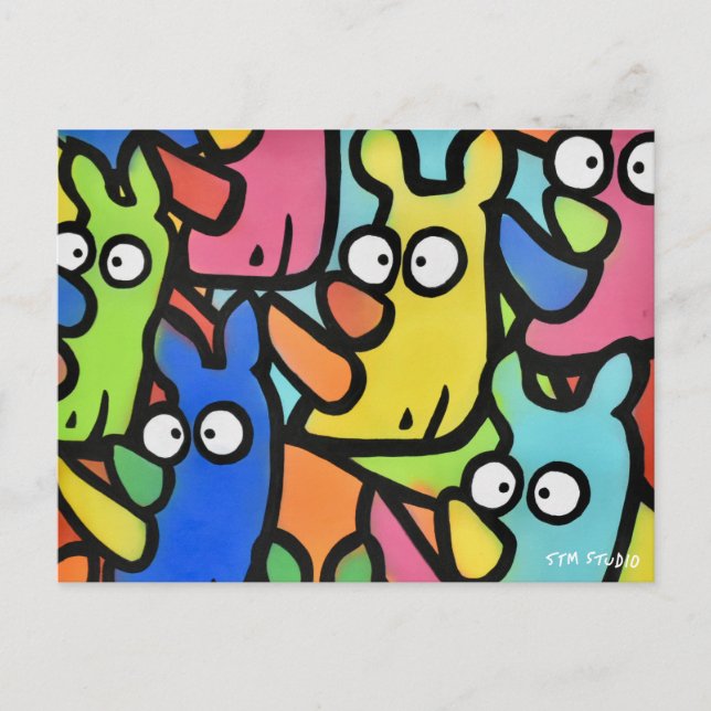 Cartão postal do GRAFITE RHINOS (Frente)