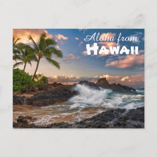 Cartão postal do Havaí Aloha
