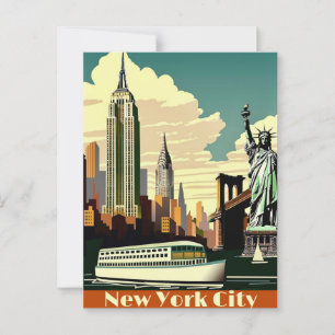 Cartão Postal do Horizonte de Nova York