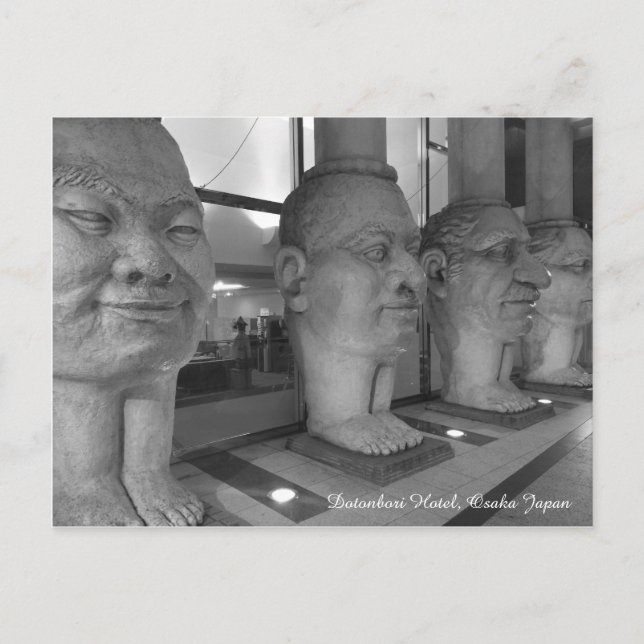 Cartão postal do Hotel Dotonbori Japão (Frente)