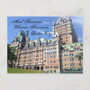 Cartão postal do Hotel Fairmont Chateau Frontenac 