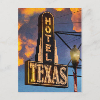 Cartão postal do Hotel Texas