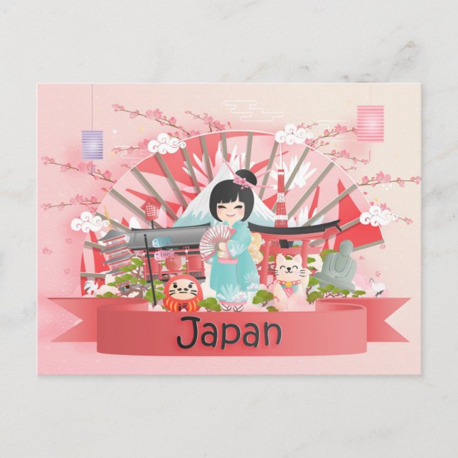 Cartão postal do Japão (Frente)