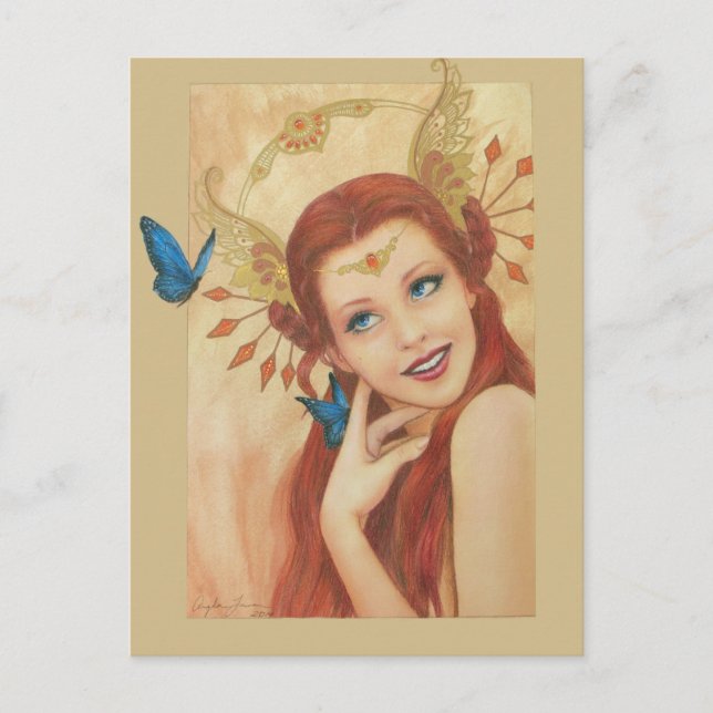 Cartão postal do Jardim das Coisas Aladas (Frente)