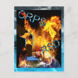 Cartão postal do Joelho Blascinante CRPS/RSD Worl