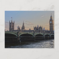 Cartão postal do jogo de chá de noiva do Big Ben L