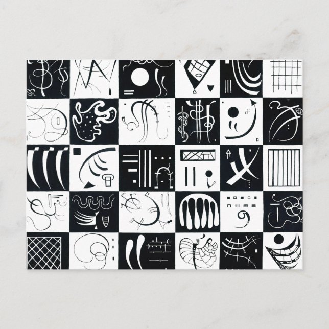 Cartão postal do Kandinsky Trinta (Frente)