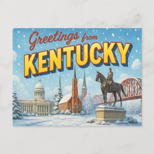 Cartão postal do KENTUCKY (Frente)