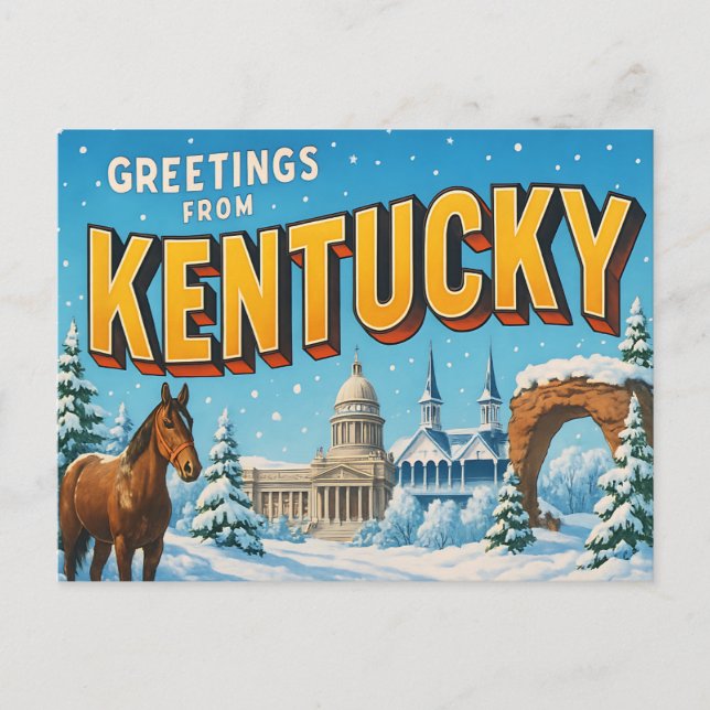 Cartão postal do KENTUCKY (Frente)