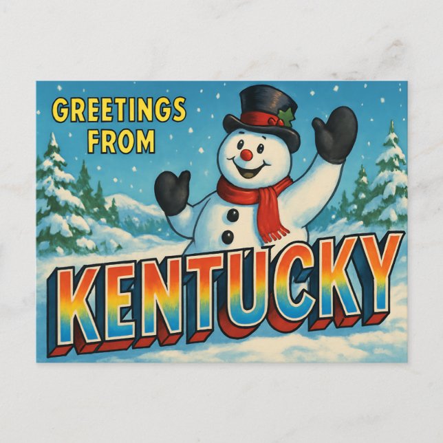 Cartão postal do KENTUCKY (Frente)