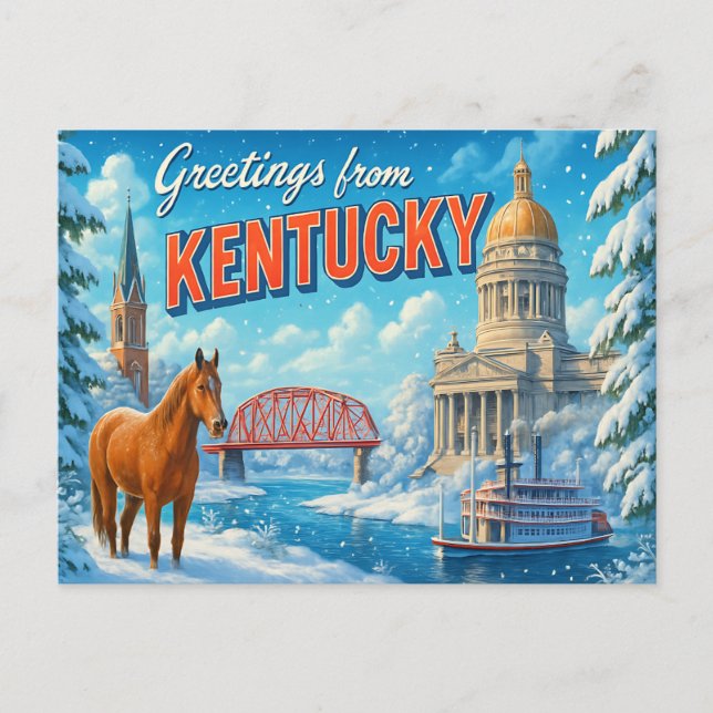 Cartão Postal do KENTUCKY (Frente)